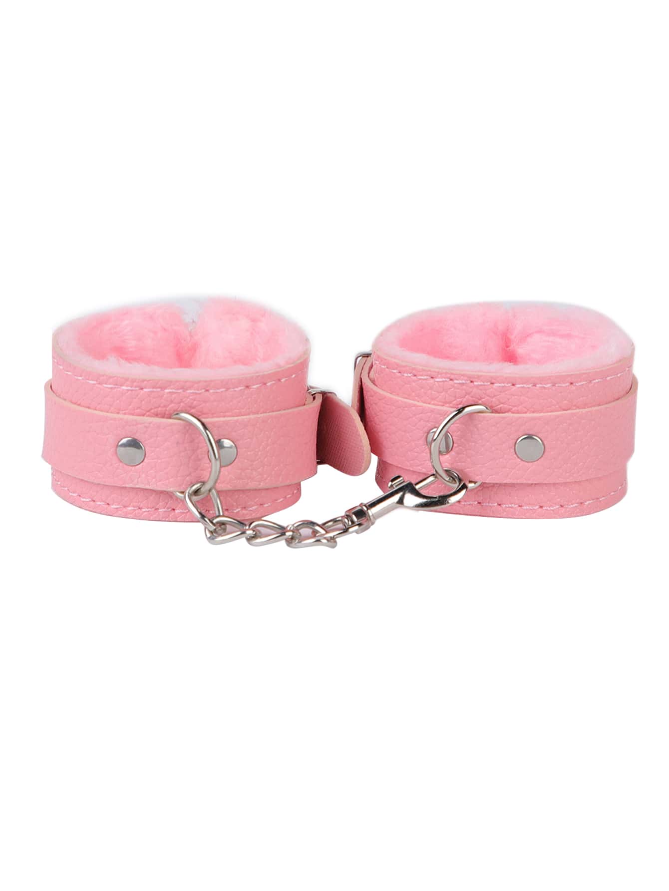 Kits de bondage sexual de felpa Rosado 7 piezas