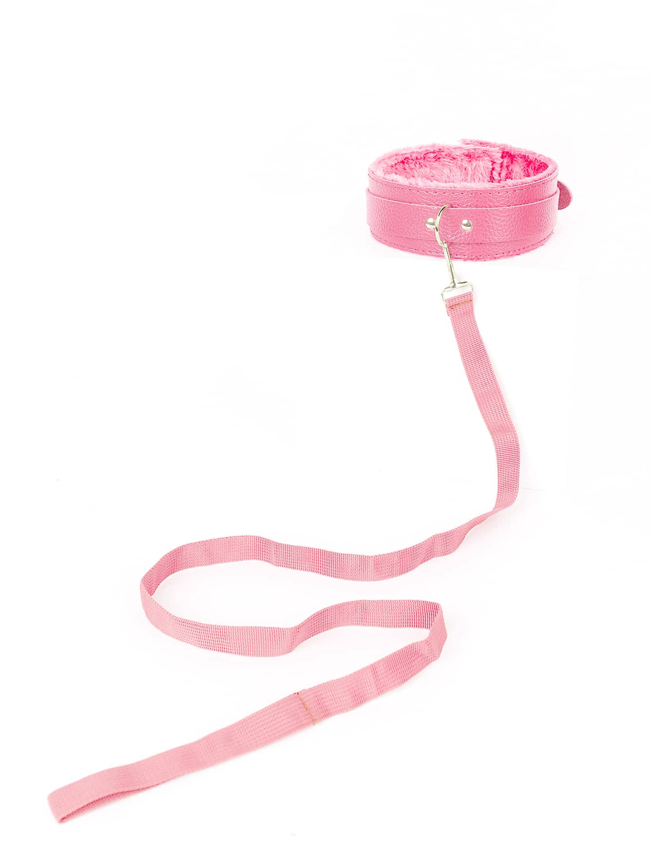 Kits de bondage sexual de felpa Rosado 7 piezas