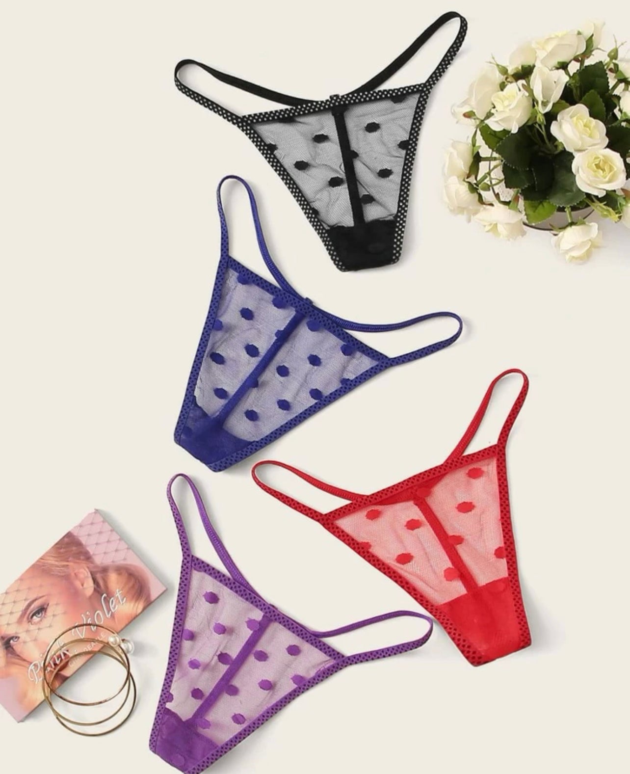 Tangas de lunares sexys (Personalizada)