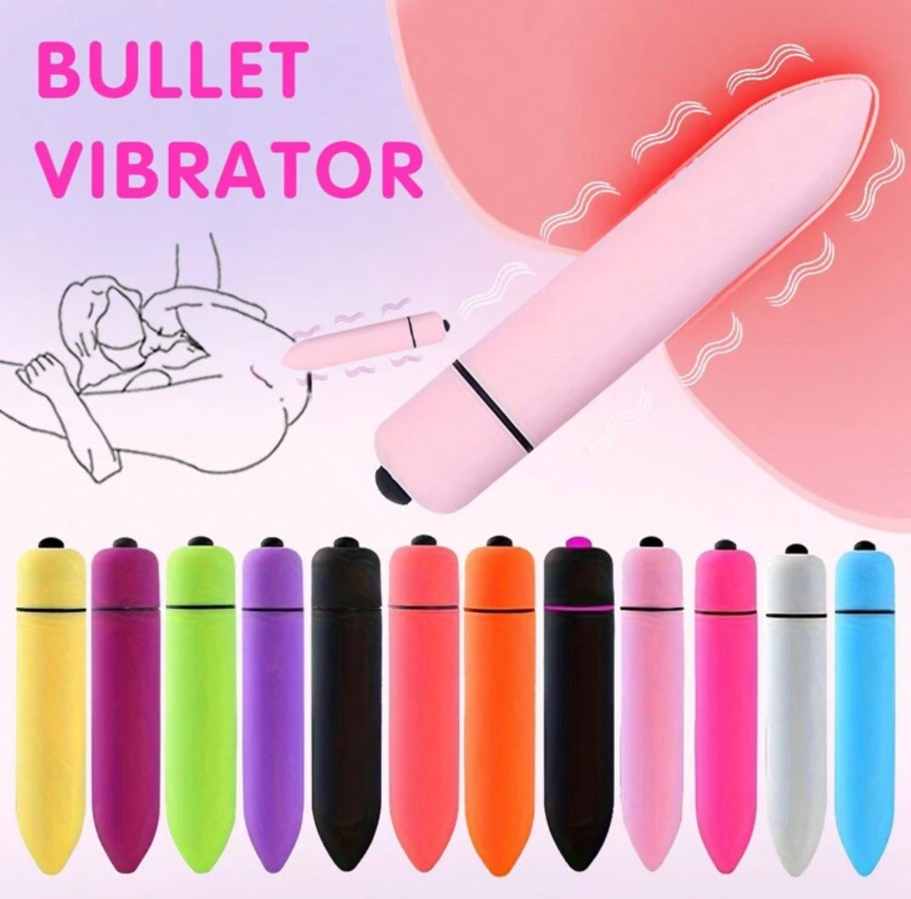 Bala Vibratoria Negra
