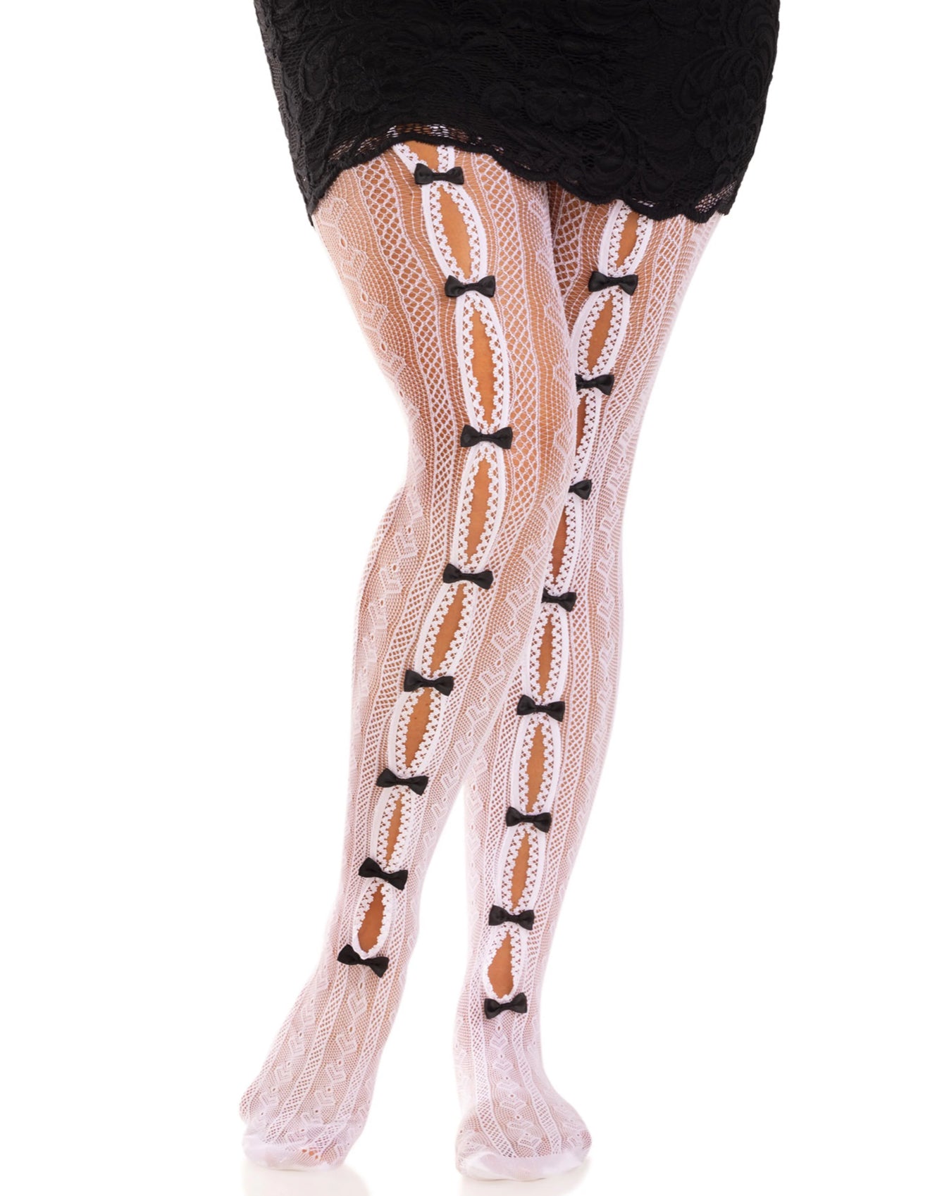 Medias Blancas de lacitos Mi muñeca