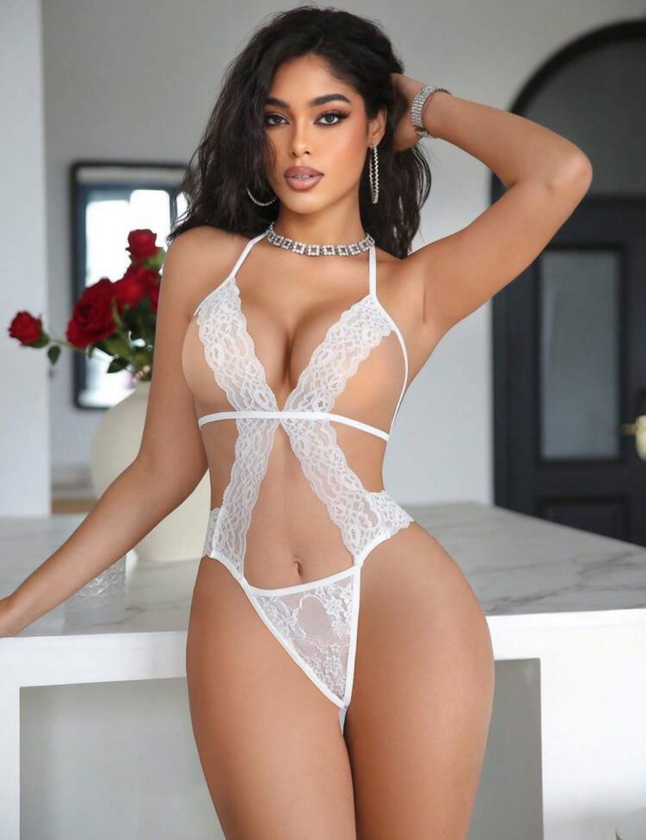 Body teddy blanco Leonor