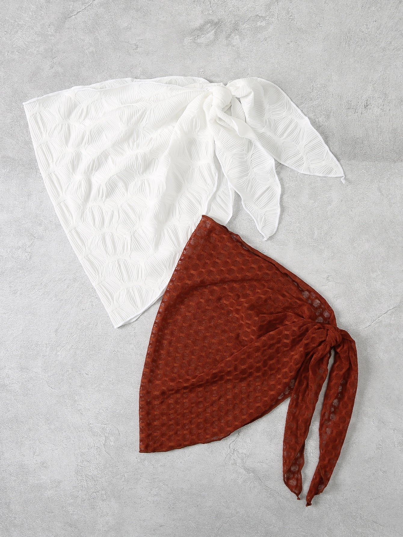 Falda de pareos con nudo 2 piezas