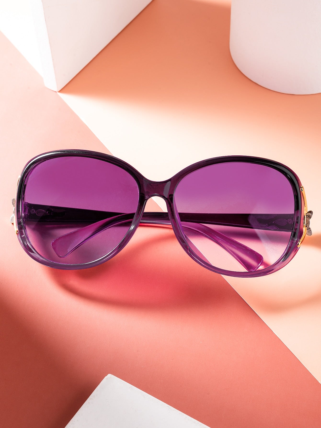 Gafas de moda de marco de oval