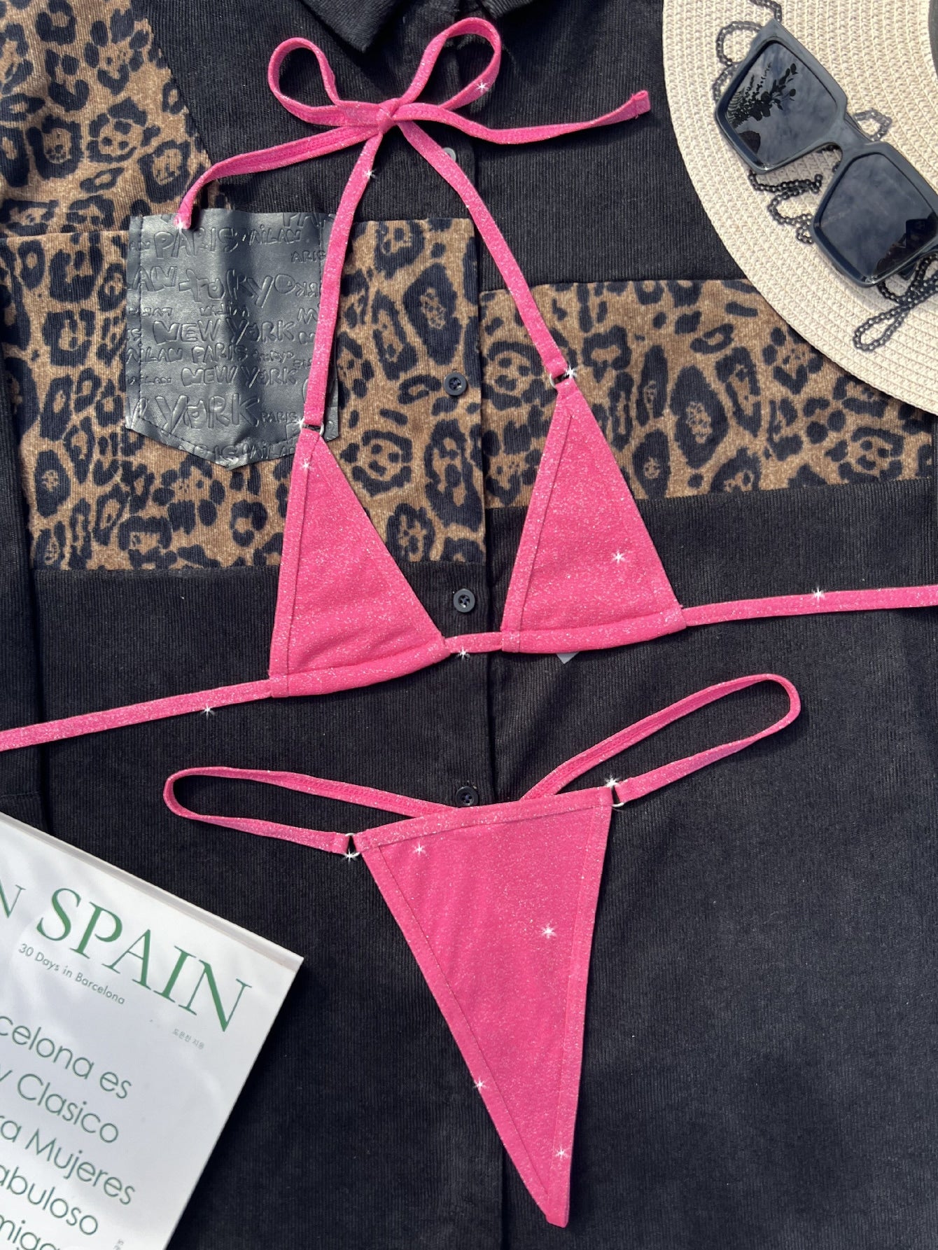 Bikini con diseño de aro
