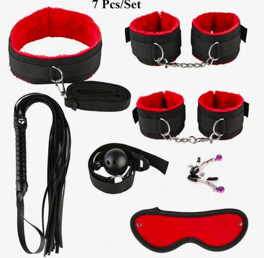 Kit Sex Bondage SM, Restricciones 7 piezas