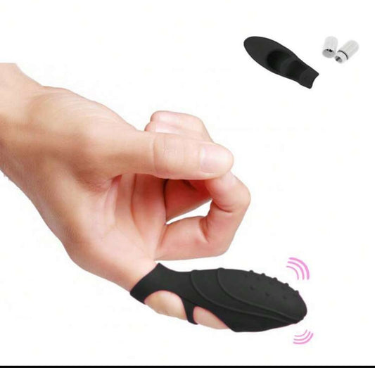 Dedo Vibrador Negro