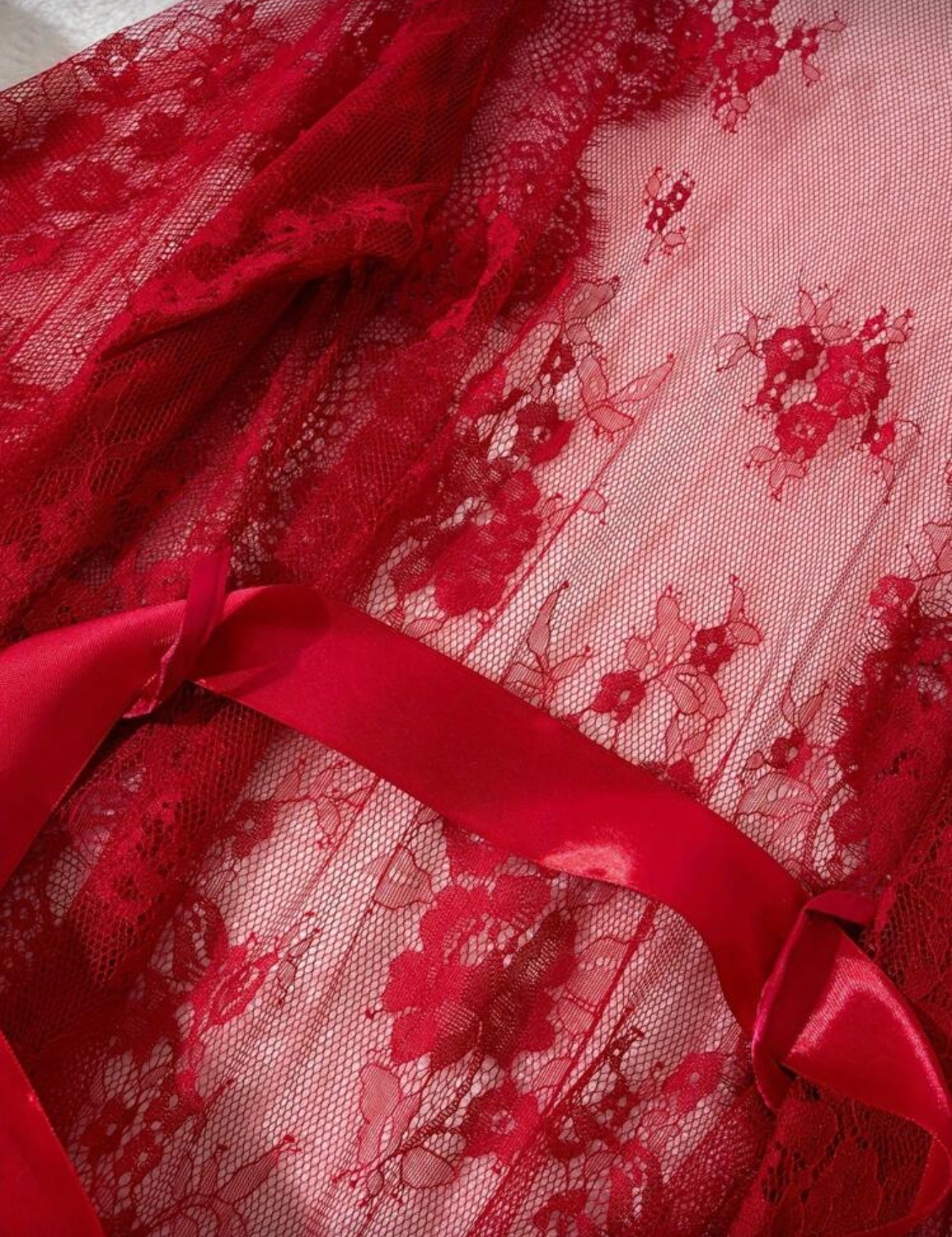 Set de bata Kori rojo